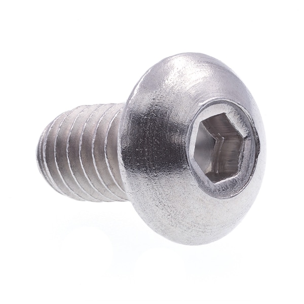 Prime-Line M10-1.50 Socket Head Cap Screw, Button, Plain Stainless Steel, 5/16 in Length, 10 PK 9168821 - main